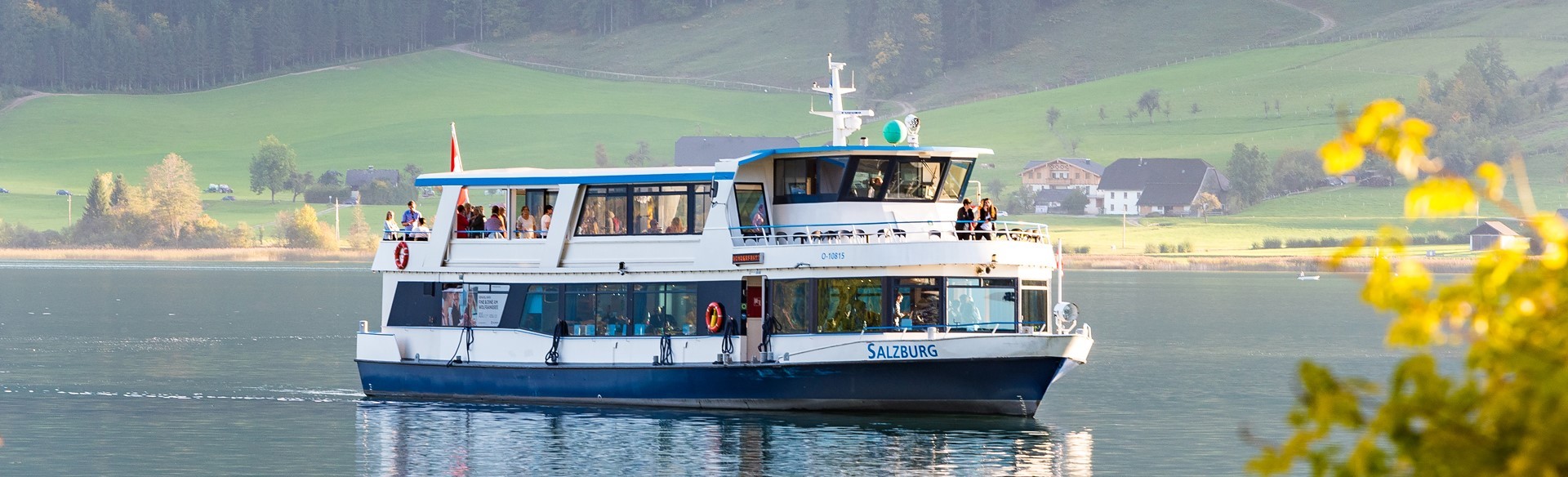 MS Salzburg der WolfgangseeSchifffahrt auf dem Wolfgangsee