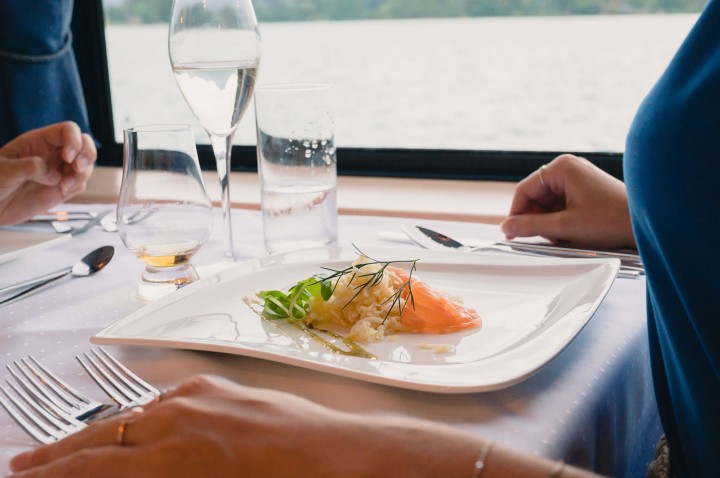 Essen auf einem Teller 