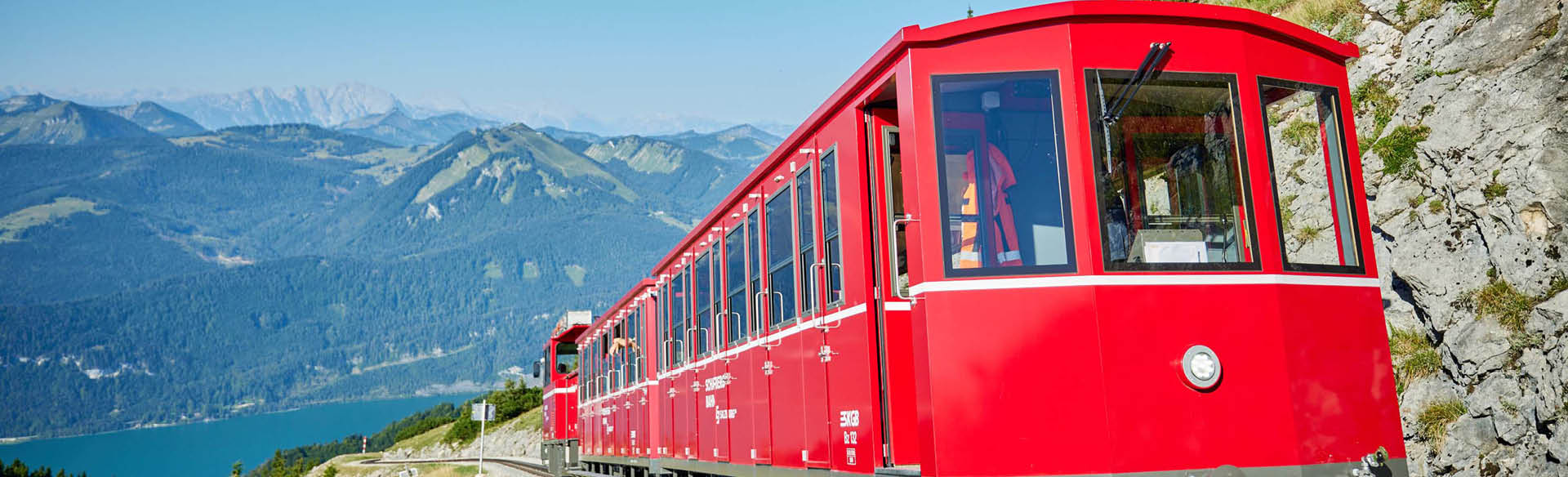 Bahn auf den Schafberg am Wolfgangsee | SchafbergBahn